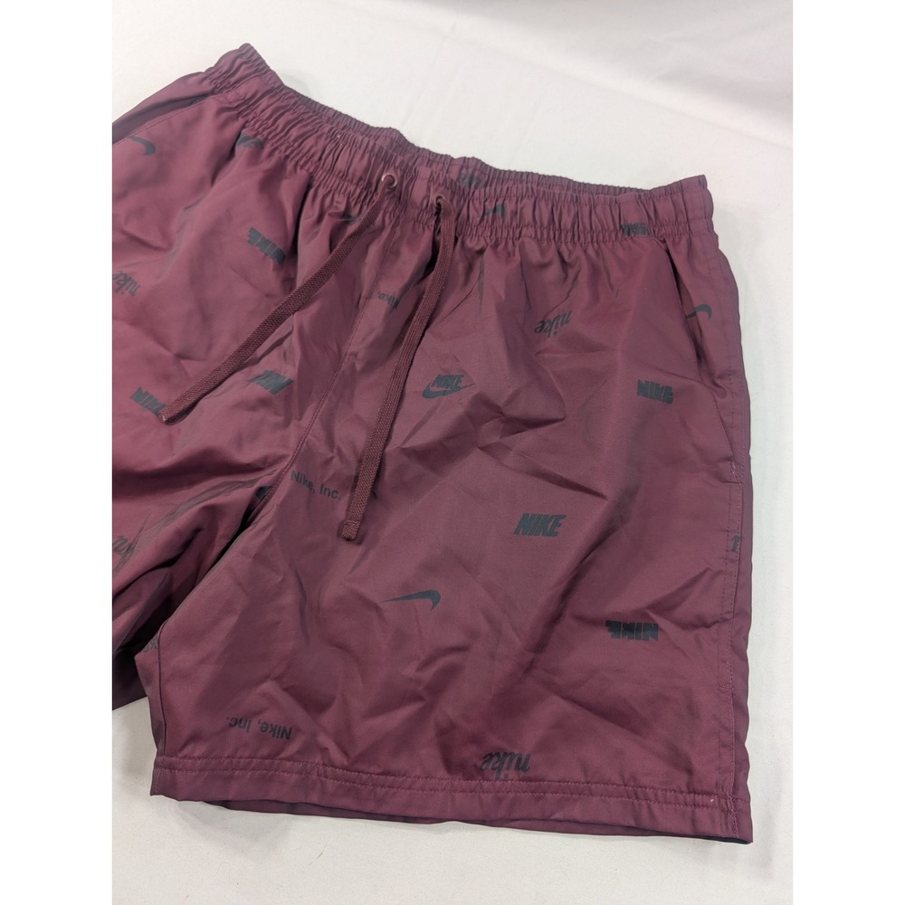 Nike City Edition Woven Flow Shorts - Sweet Beet - L - Men Basketball Sport AOP